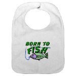 Born To Fish Bib