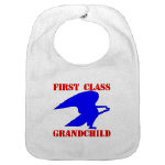 First Class Grandchild Bib