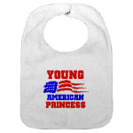 Young American Princess Bib