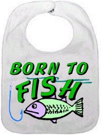 Born To Fish Bib