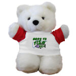 Born To Fish Teddy Bear